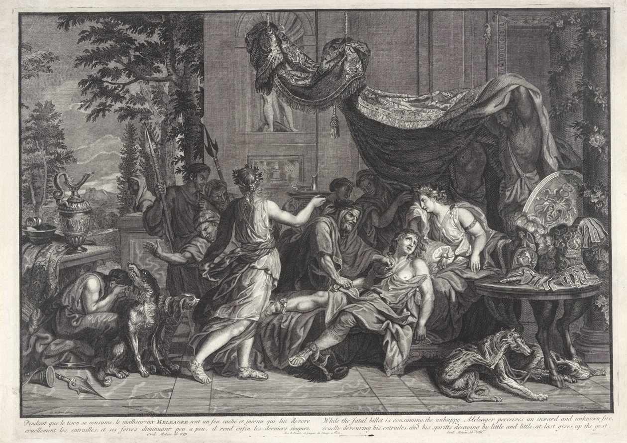 Meleagers død History of Meleager (serietitel) af Bernard Picart