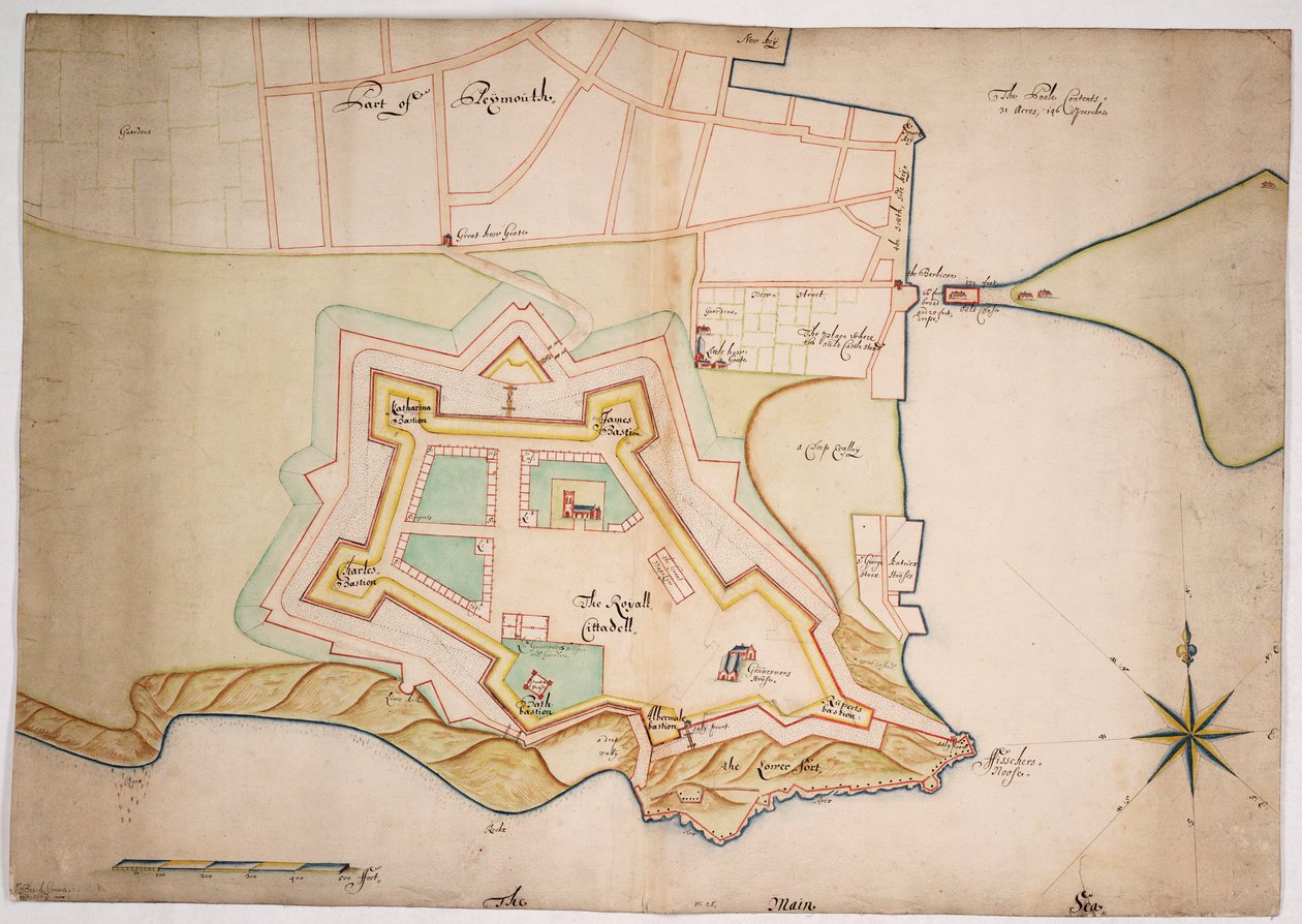 Plymouth Citadel af Bernard de Gomme
