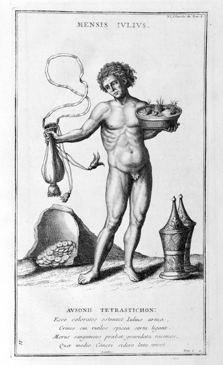En fremstilling af juli 1757. af Bernard de Montfaucon