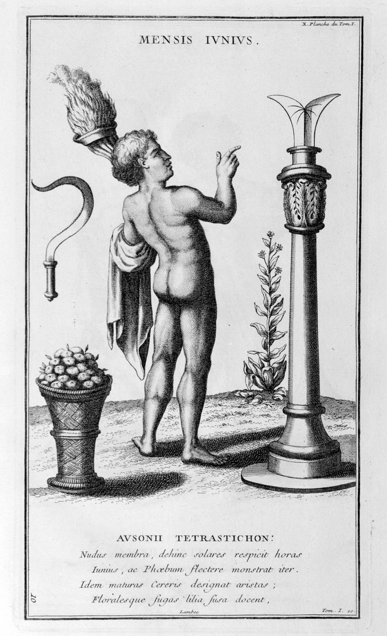 En fremstilling af juni 1757. af Bernard de Montfaucon