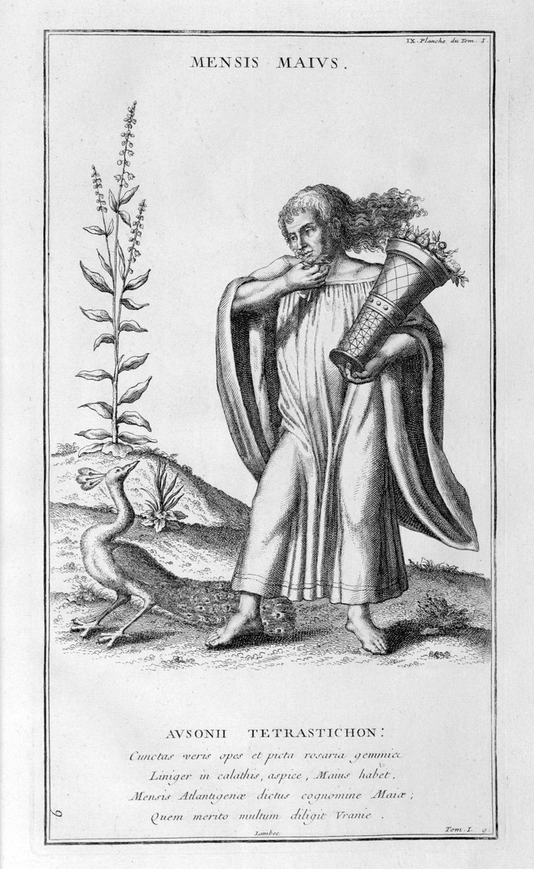 En fremstilling af maj 1757. af Bernard de Montfaucon