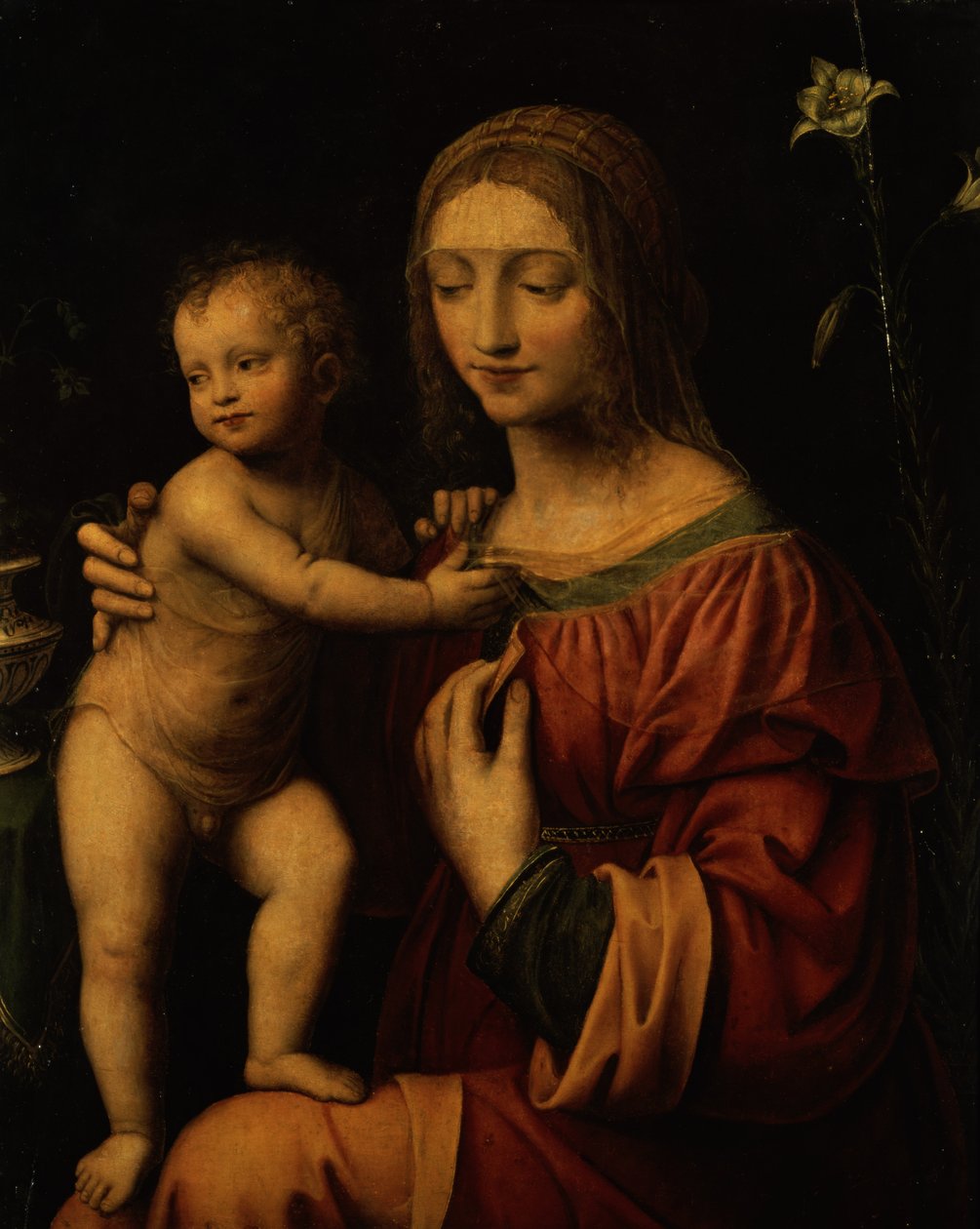 Jomfru og Barn af Bernardino Luini