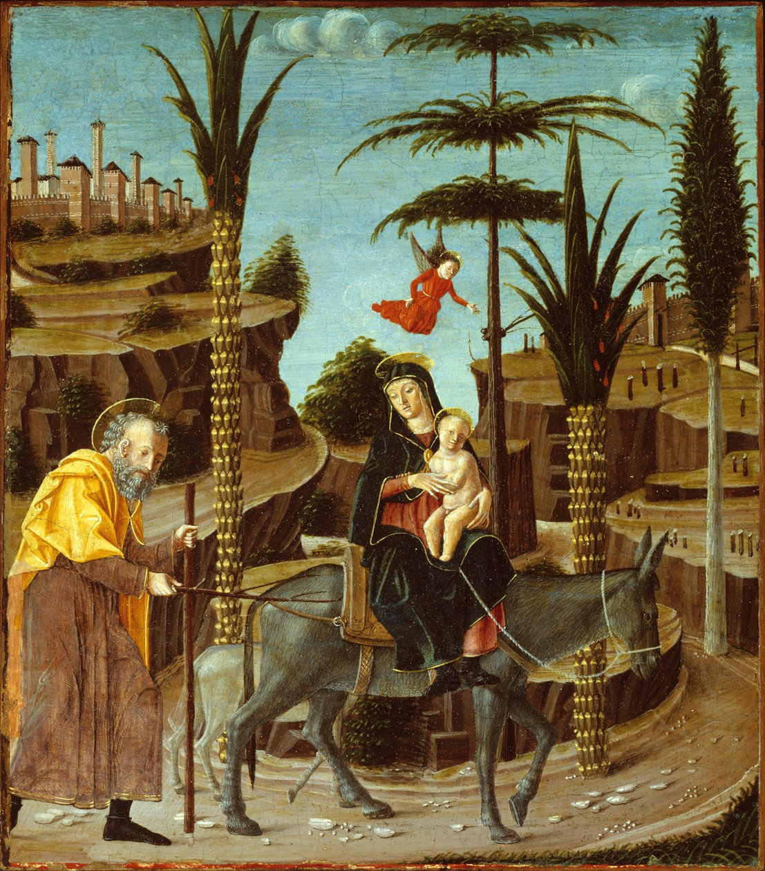 Flugten til Egypten, ca. 1485. af Bernardino Butinone