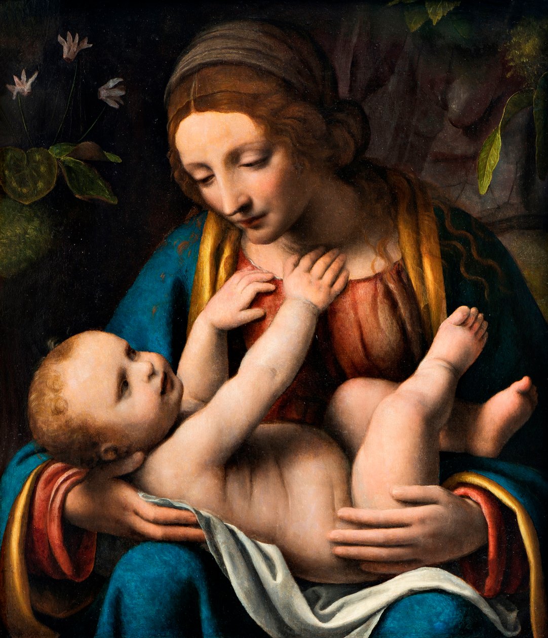 Madonna og barn, 1515-1523. af Bernardino Luini