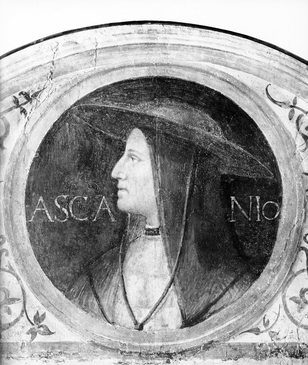 Portræt af kardinal Ascanio Sforza af Bernardino Luini