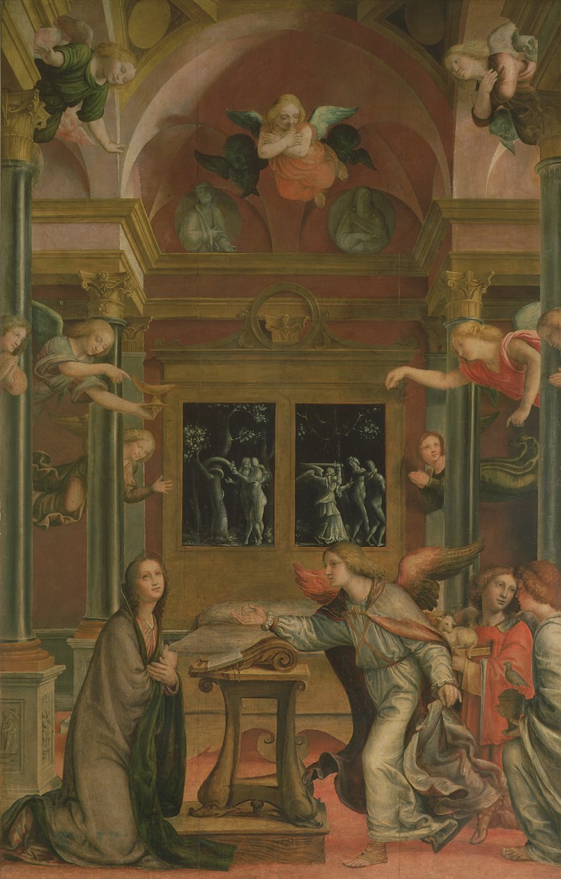 Bebudelsen af Bernardino Luini