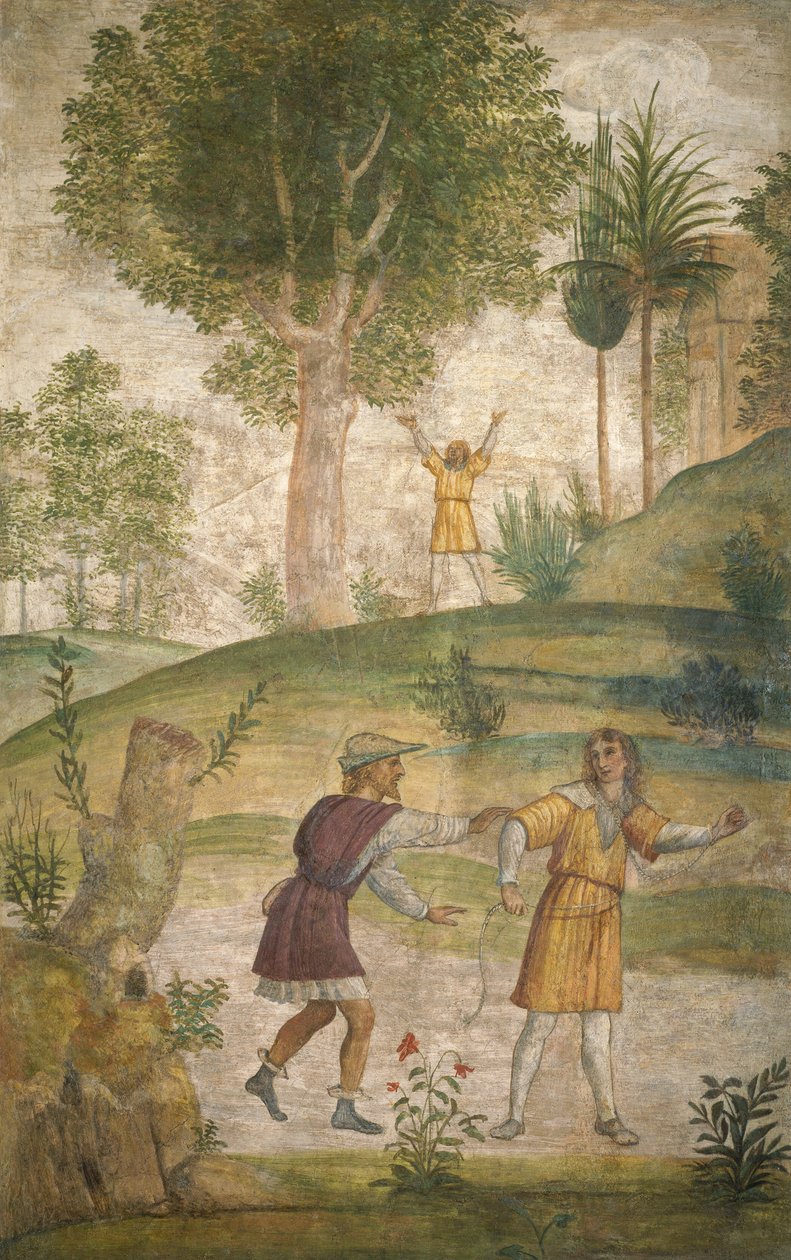 Cephalus fortvivlelse, ca. 15201522. af Bernardino Luini