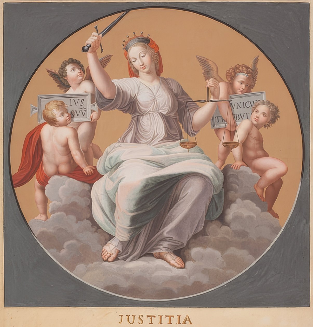 Justiz (Stanze della Segnatura) af Bernardino Nocchi