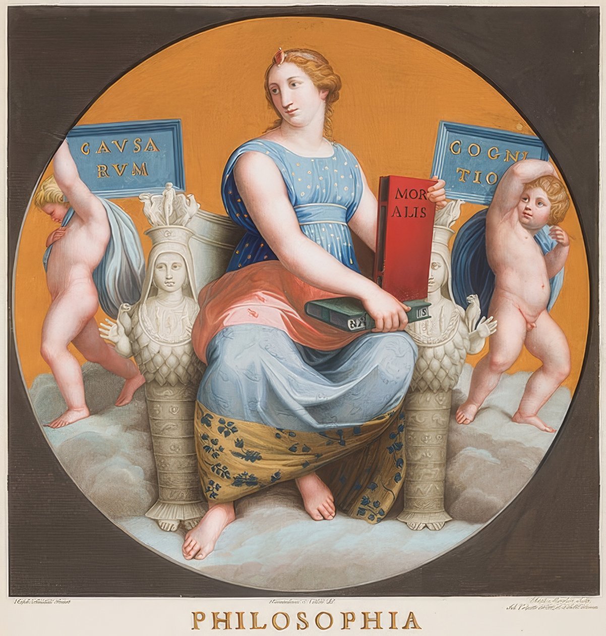 Philosophie (Stanze della Segnatura) af Bernardino Nocchi