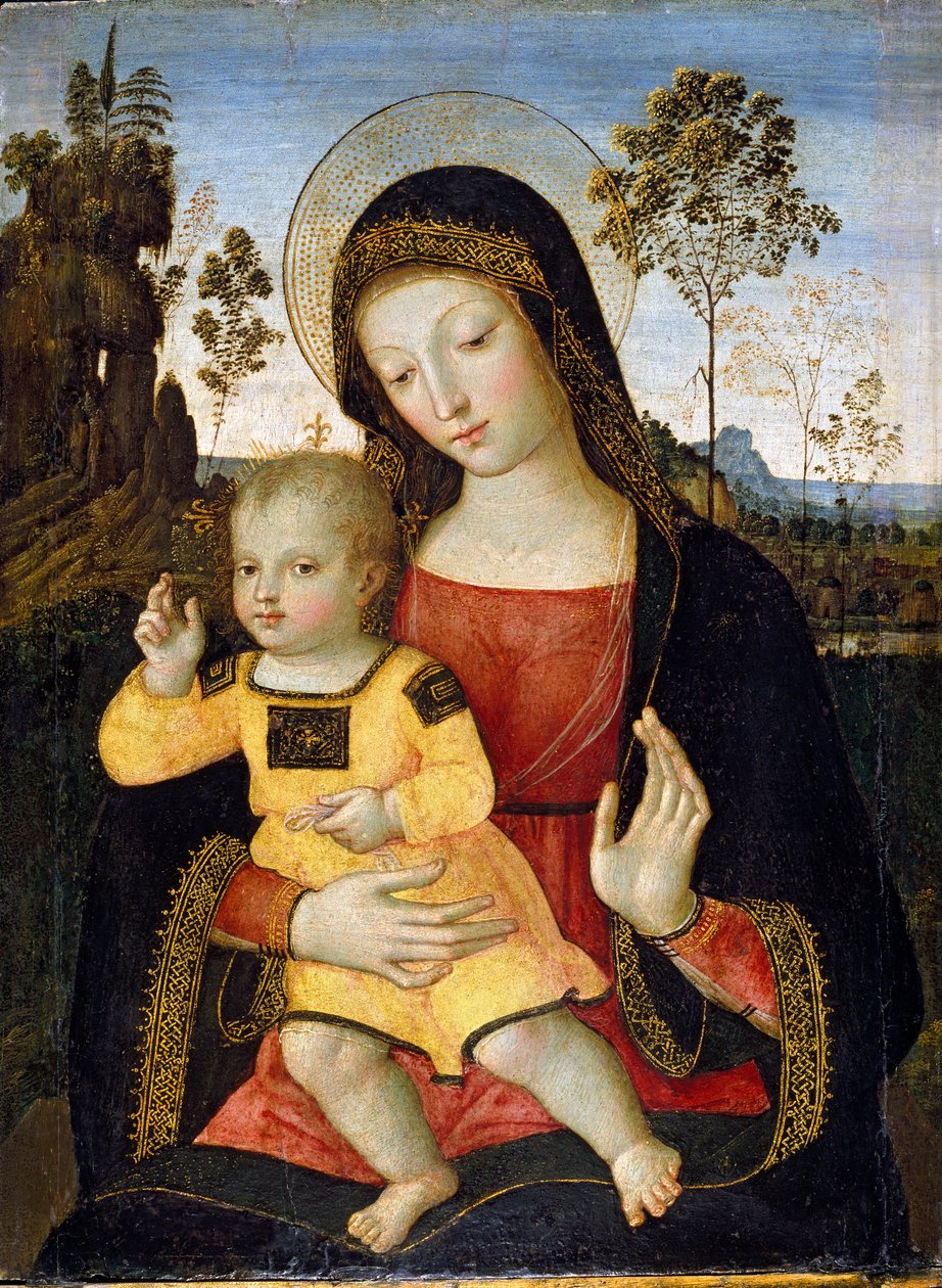 Jomfruen og barnet, 1470