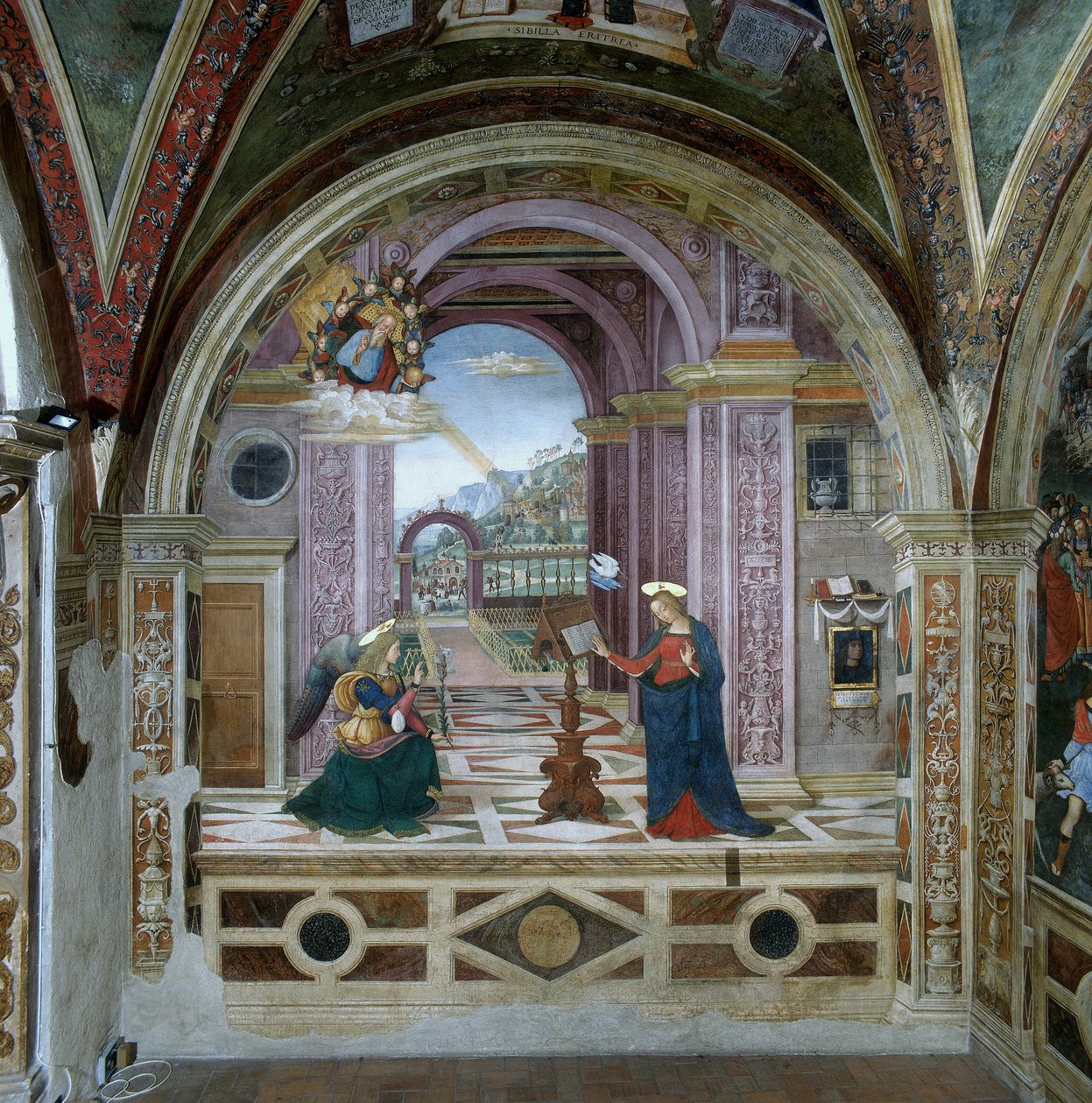 Bebudelse (fresko) af Bernardino di Betto Pinturicchio