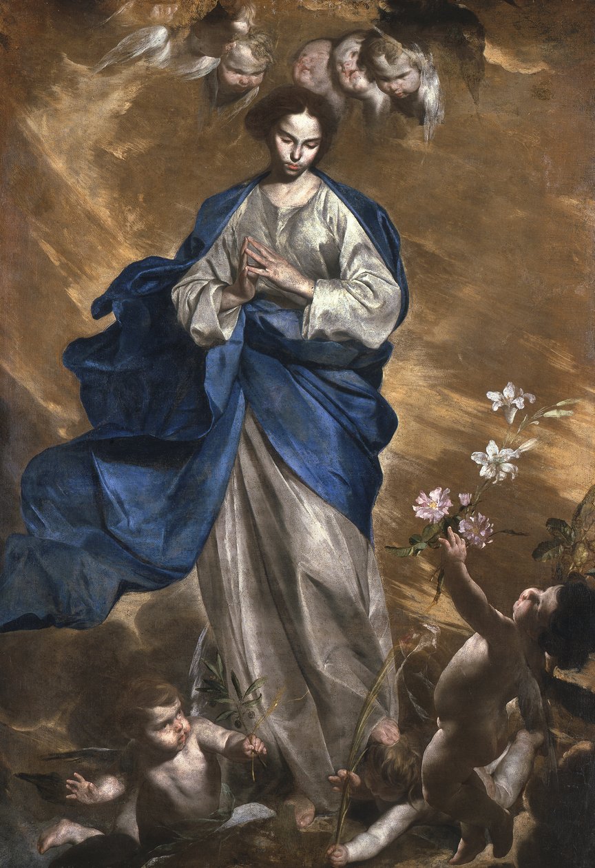Jomfruen ubesmittet af Bernardo Cavallino
