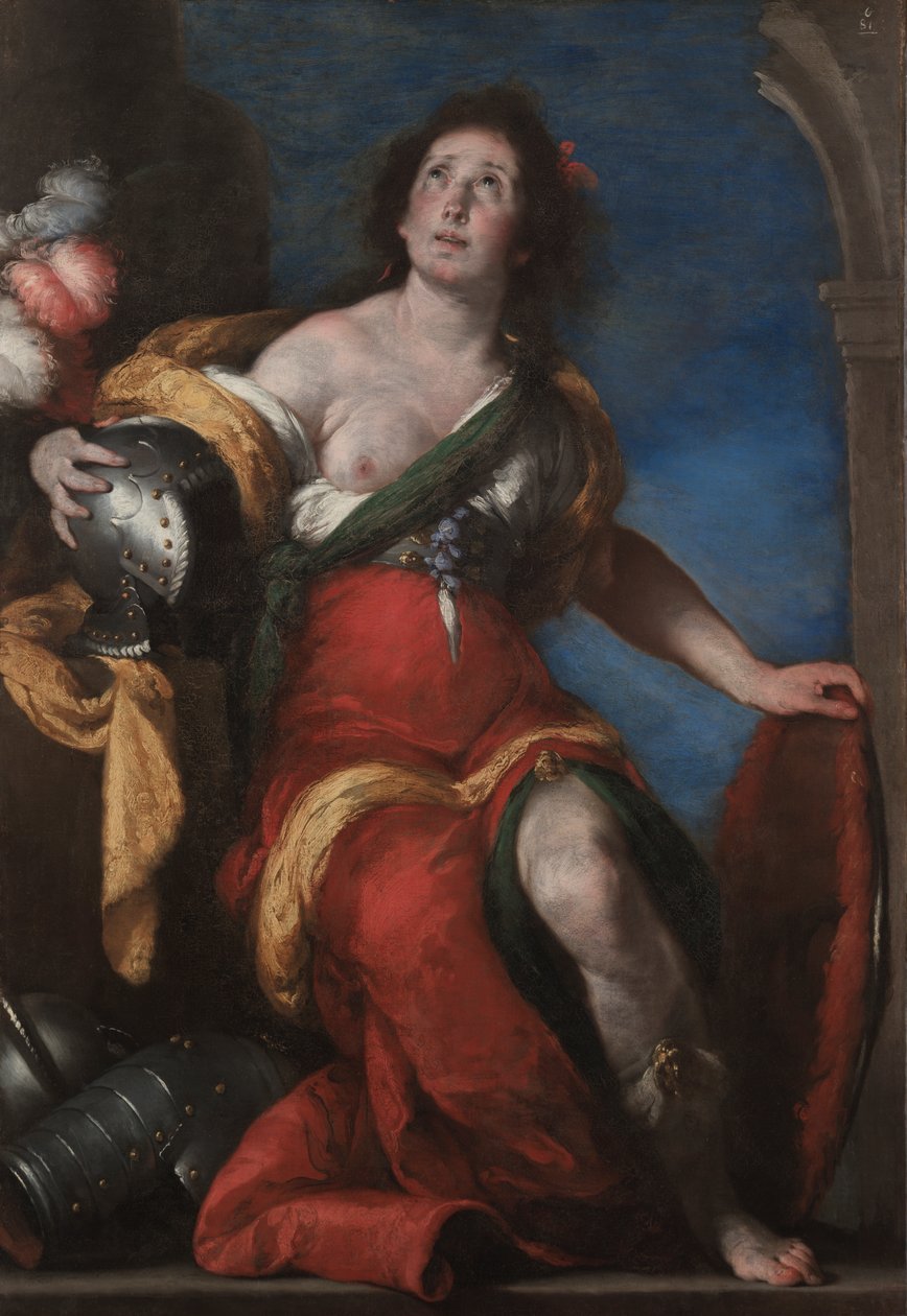 Allegorisk figur af Bernardo Strozzi