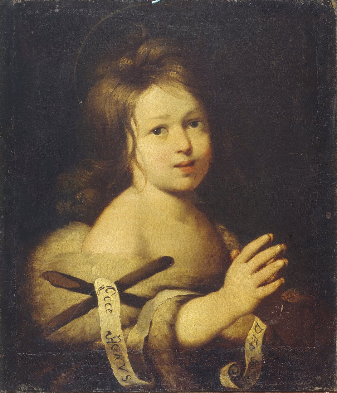 Johannes Døberen som barn af Bernardo Strozzi