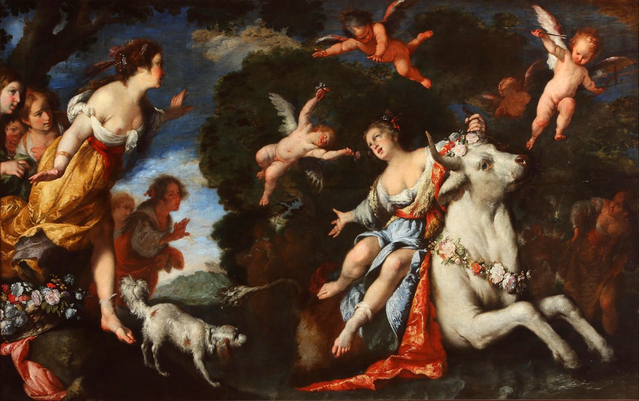 Bortførelsen af Europa af Bernardo Strozzi