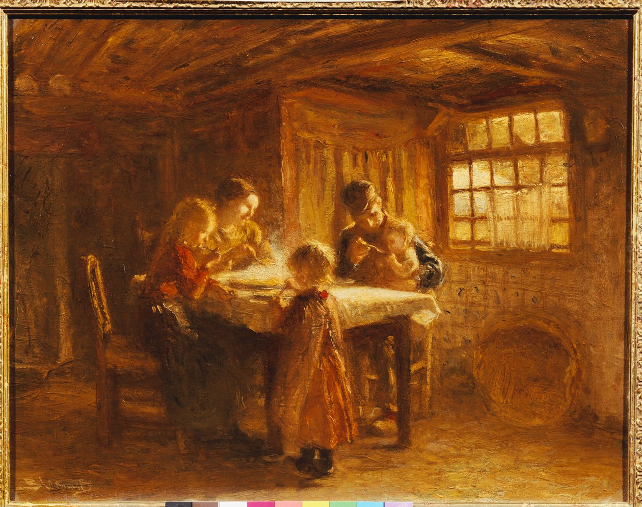 Familiemåltidet af Bernardus Bloomers