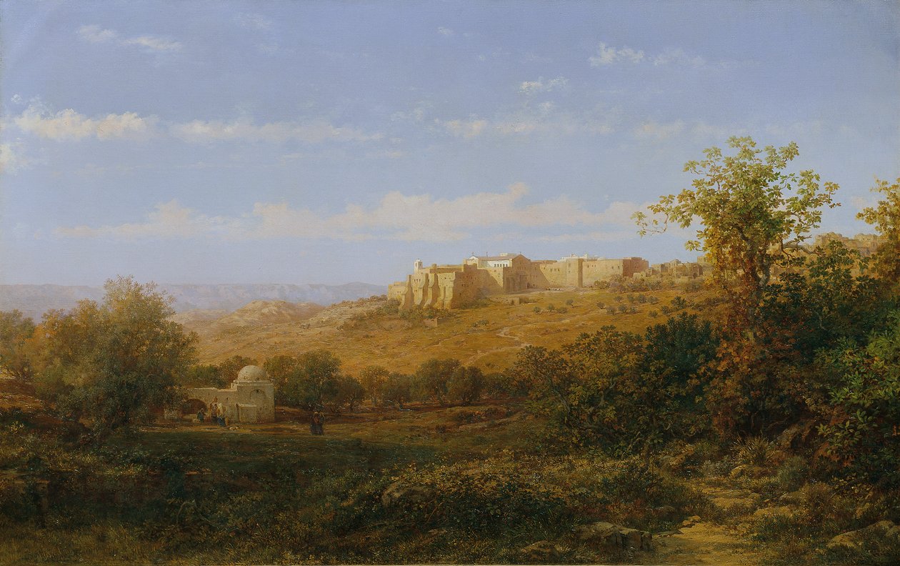 Kloster i Betlehem af Bernhard Fiedler