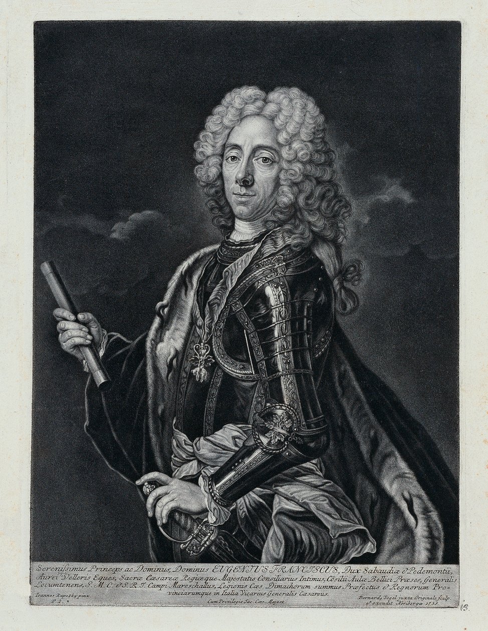 Prins Eugen af ​​Savoyen af Bernhard Vogel