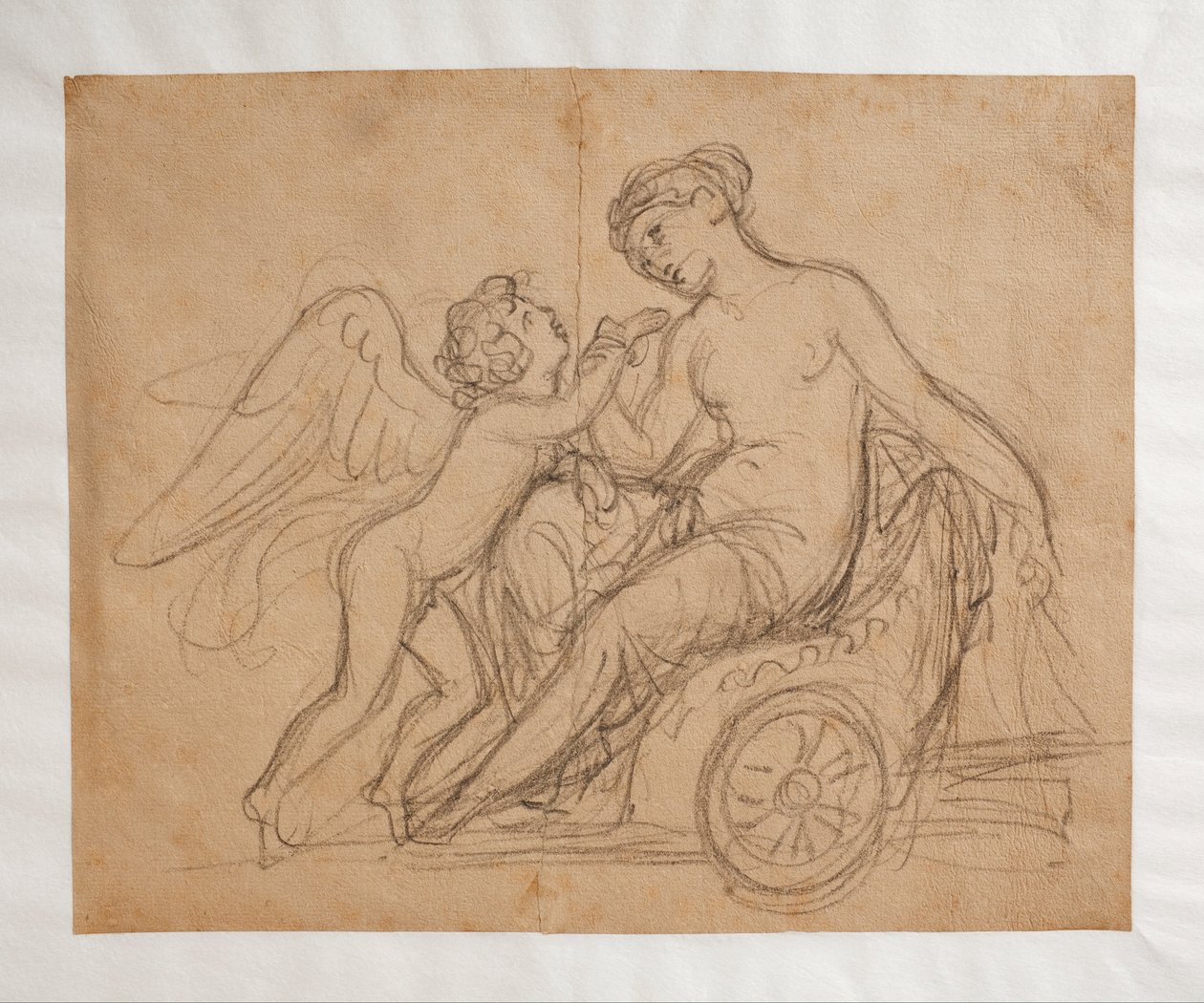 Amor klager til Venus om en bidestik af Bertel Thorvaldsen