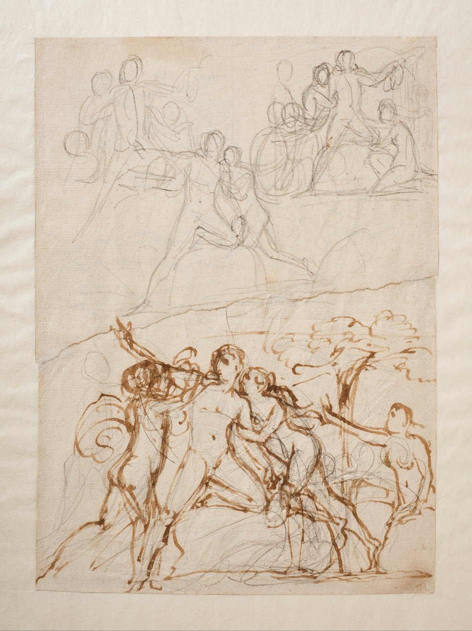 Hylas og vandnymferne, af Bertel Thorvaldsen