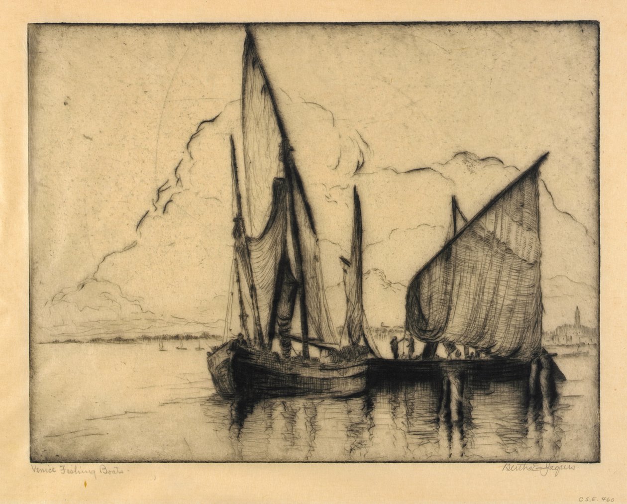 Venedigs fiskerbåde af Bertha E. Jaques