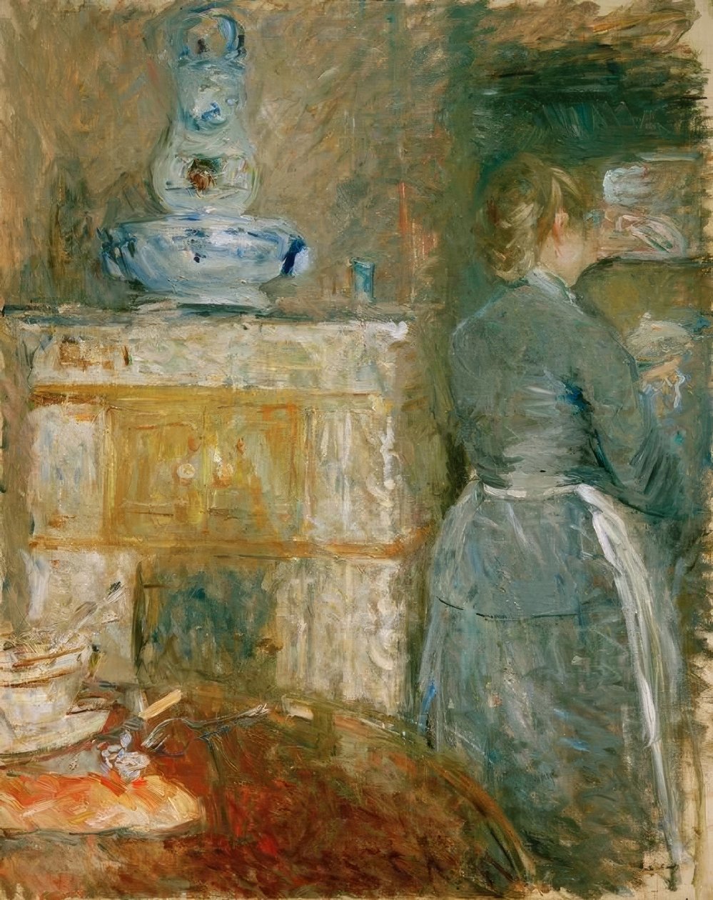 I spisestuen af Berthe Morisot