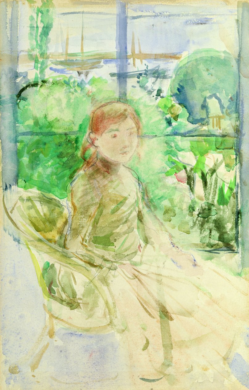 Interiør i en hytte, 1886 af Berthe Morisot