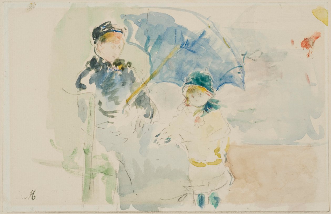 Dejlig strand af Berthe Morisot
