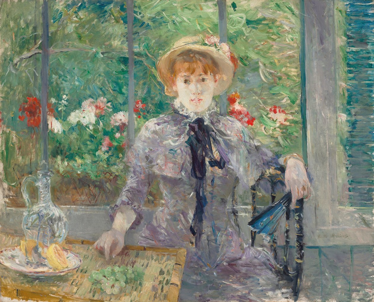 Efter morgenmaden, 1881 af Berthe Morisot