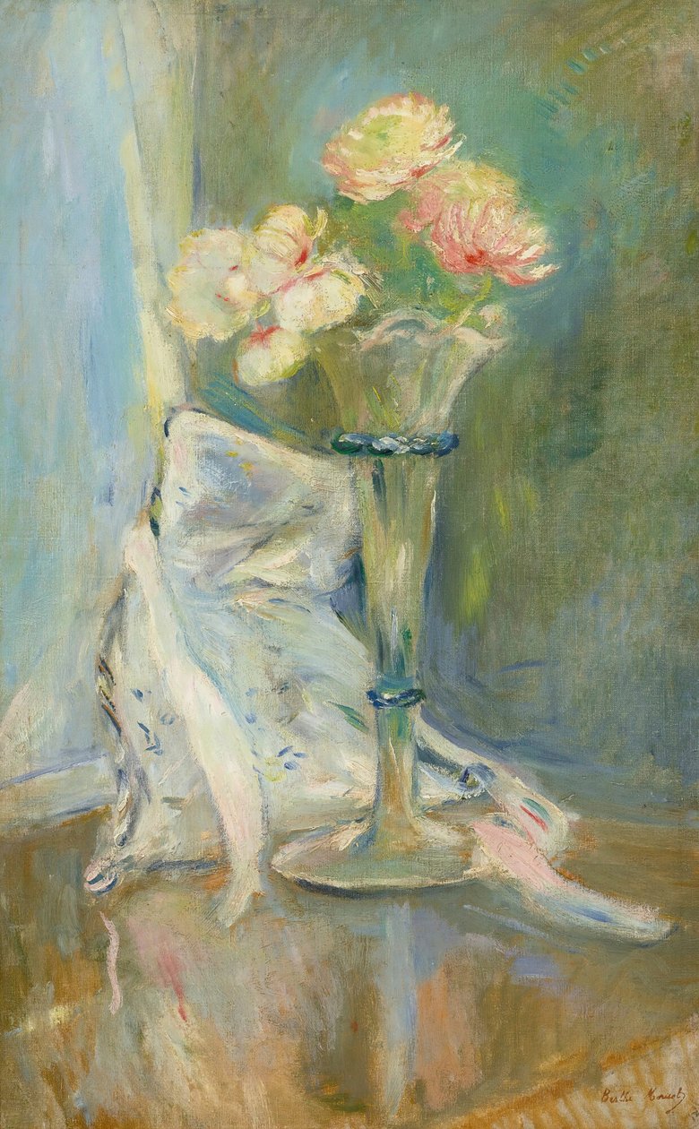 Pink Anemoner, 1891. af Berthe Morisot