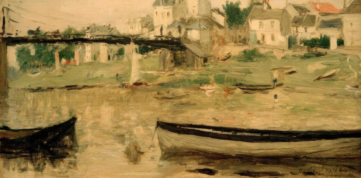 Både på Seinen af Berthe Morisot