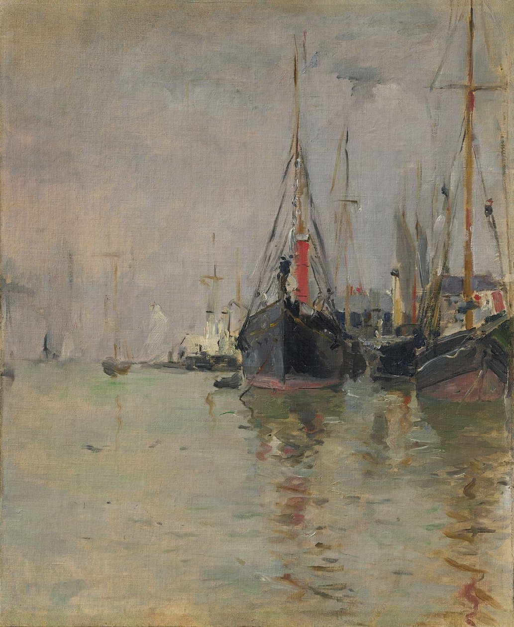 Tysk: Die Themse Themsen af Berthe Morisot