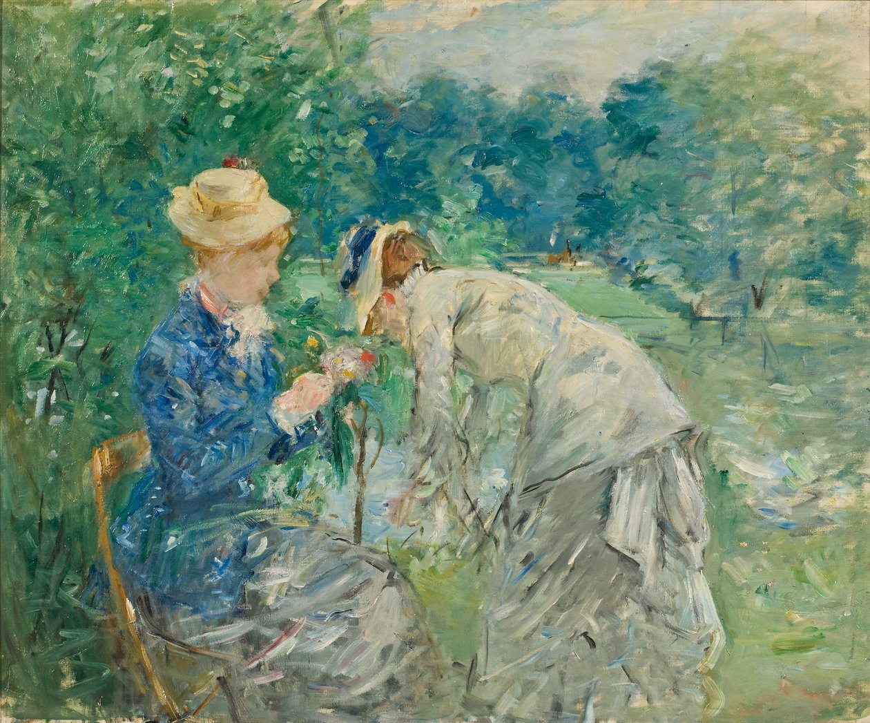 I Bois de Boulogne, ca. 1875-9 af Berthe Morisot