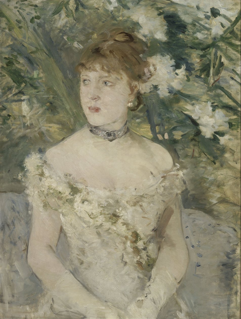 Ung kvinde til bal af Berthe Morisot