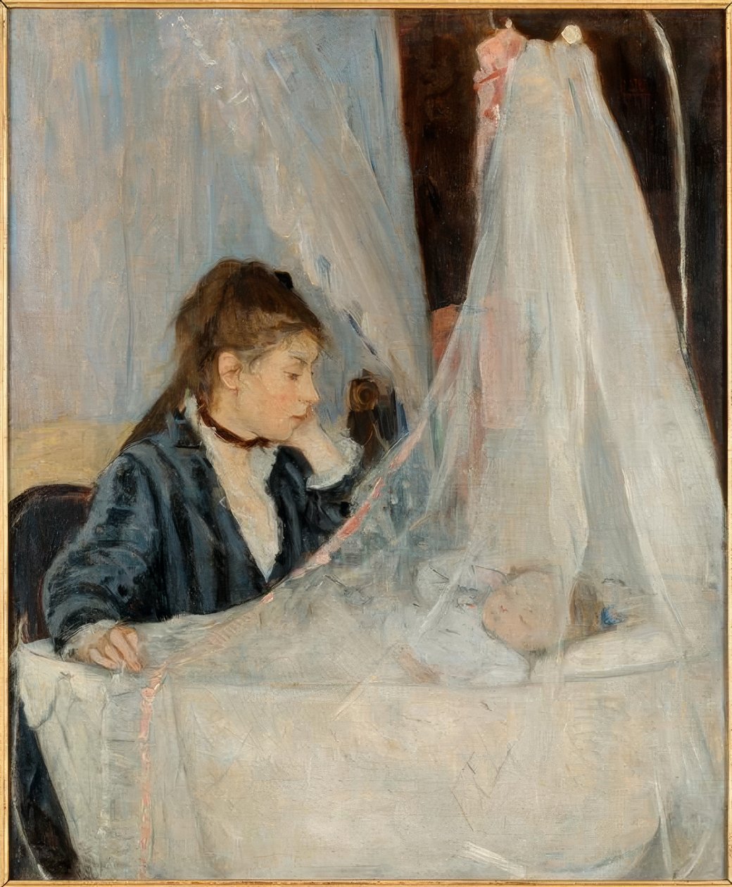 Vuggen af Berthe Morisot