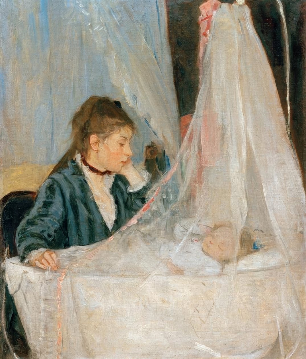 Vuggen af Berthe Morisot