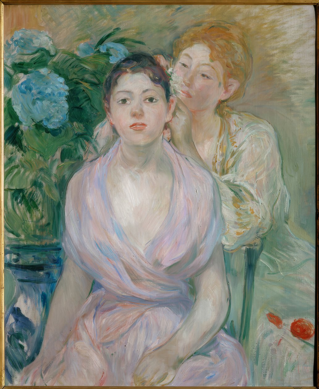 Hortensiaen eller De to søstre af Berthe Morisot