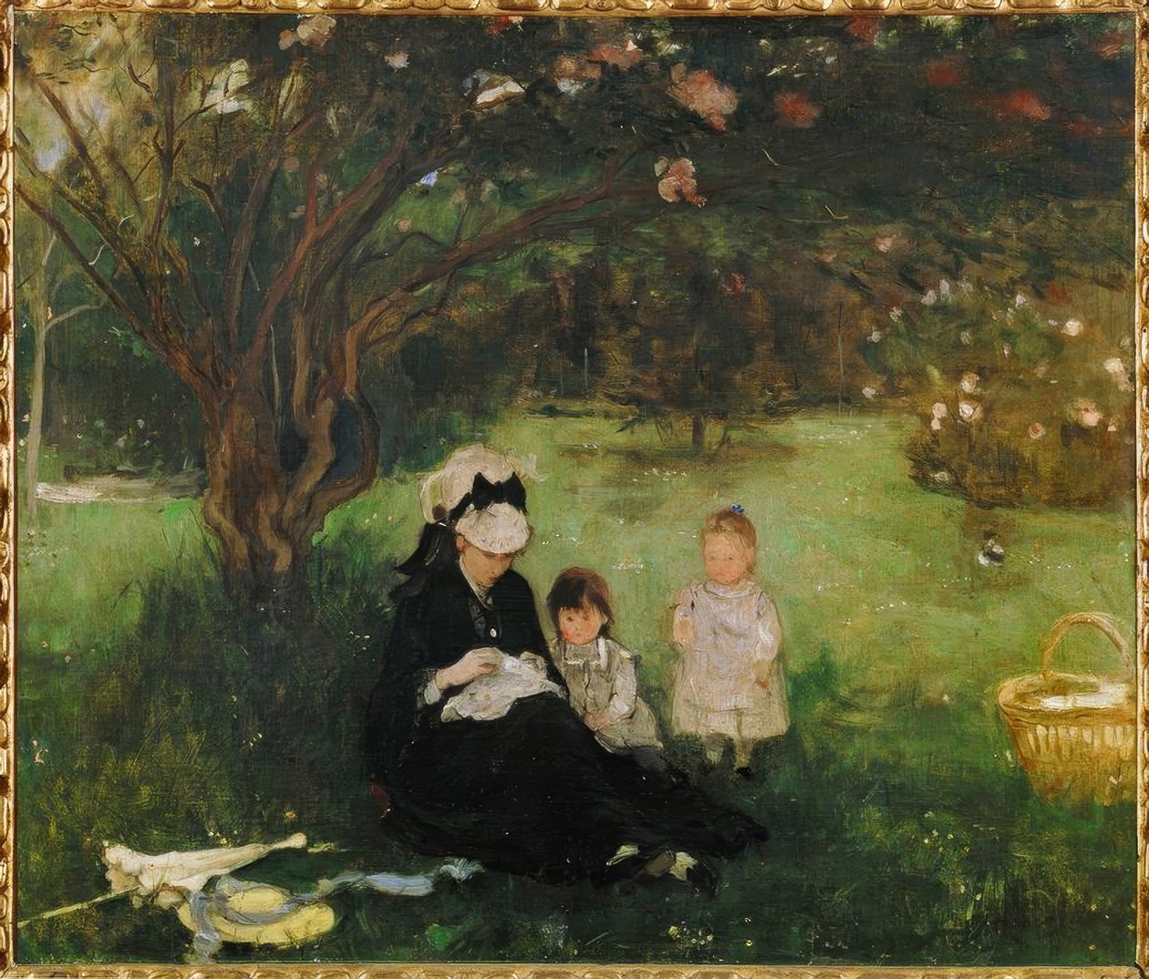 Syren i Maurecourt af Berthe Morisot