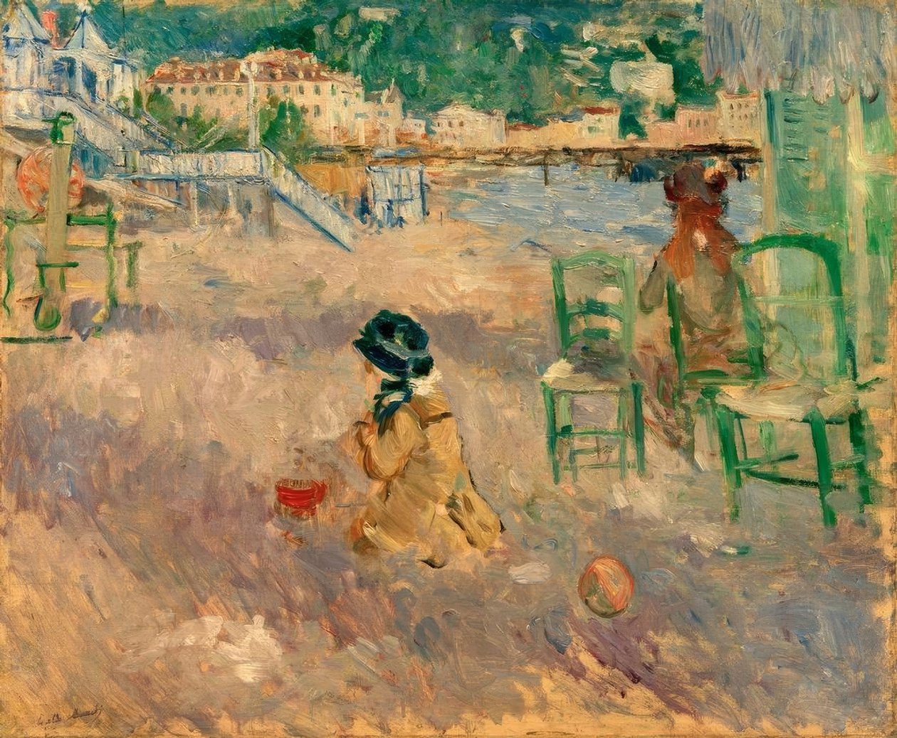 Dejlig strand af Berthe Morisot