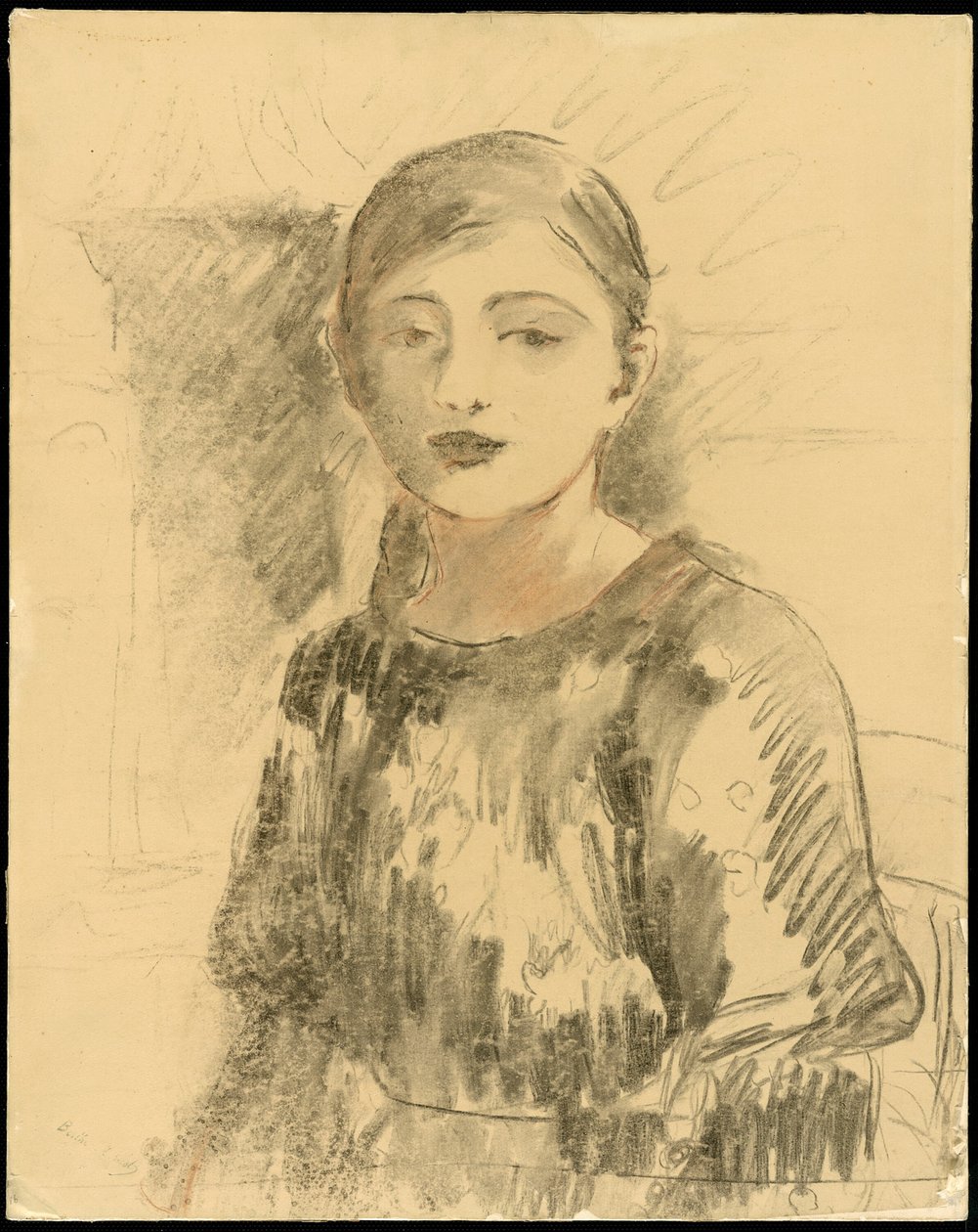 Portræt af Julie Manet af Berthe Morisot