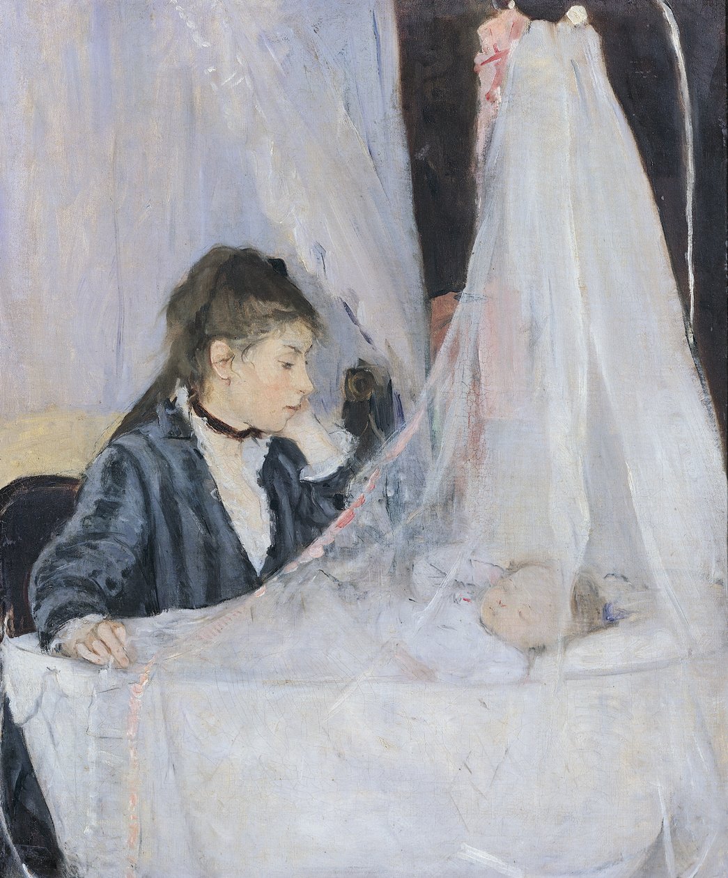 Vuggen af Berthe Morisot