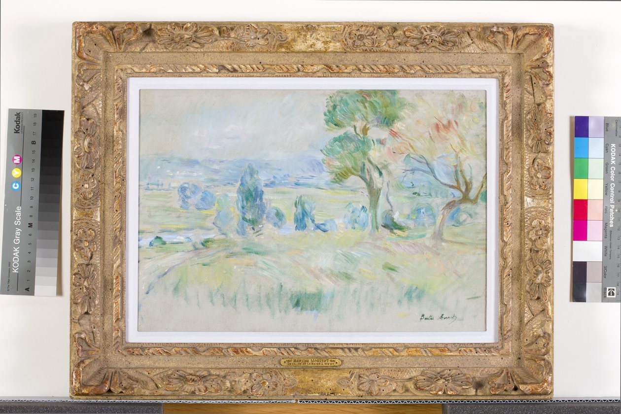 Seinedalen ved Mézy, 1891 af Berthe Morisot