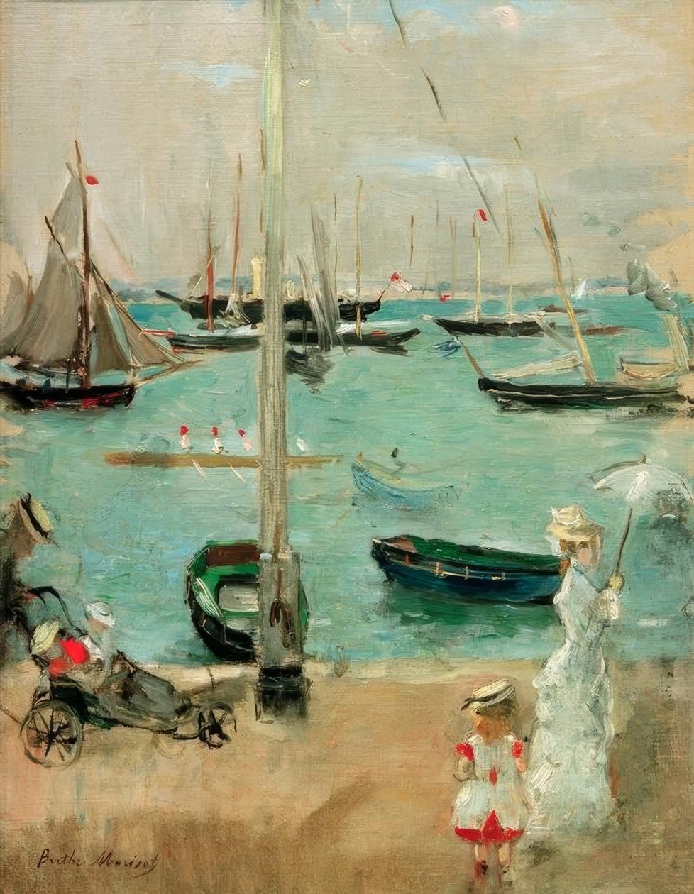 West Cowes, Isle of Wight af Berthe Morisot