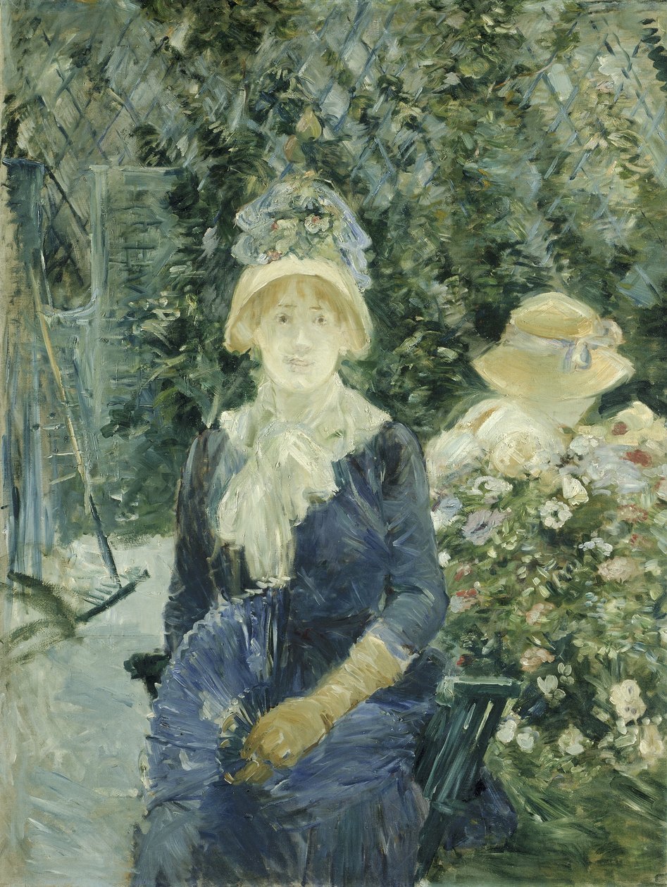 Kvinde i en have af Berthe Morisot