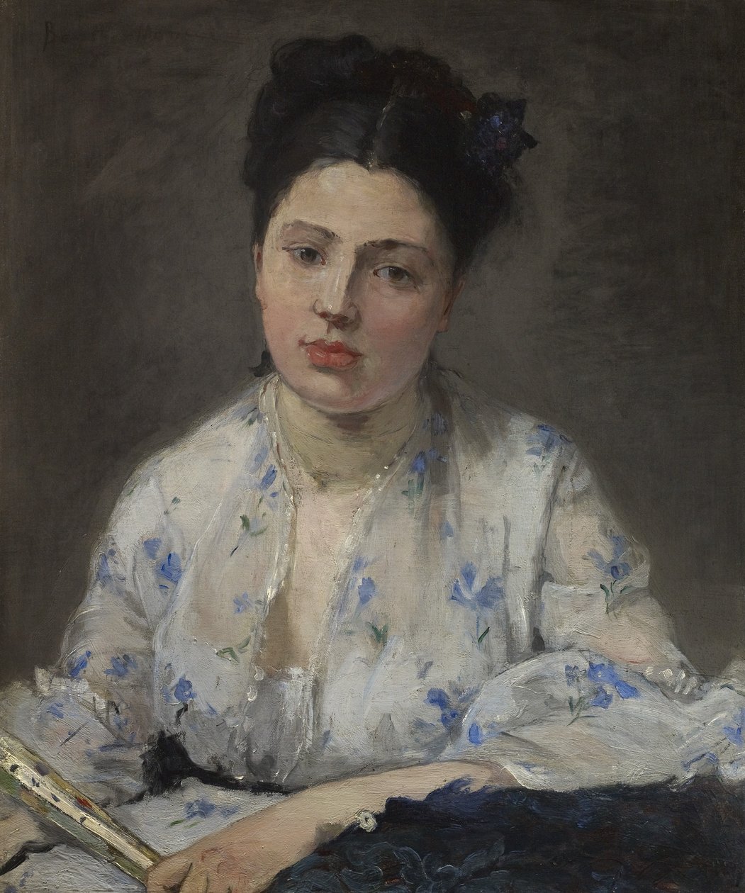 Ung kvinde 1871 af Berthe Morisot