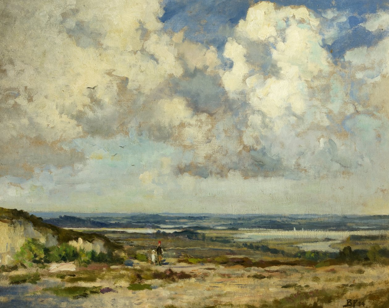 På Purbeck Hills, Dorset af Bertram Priestman