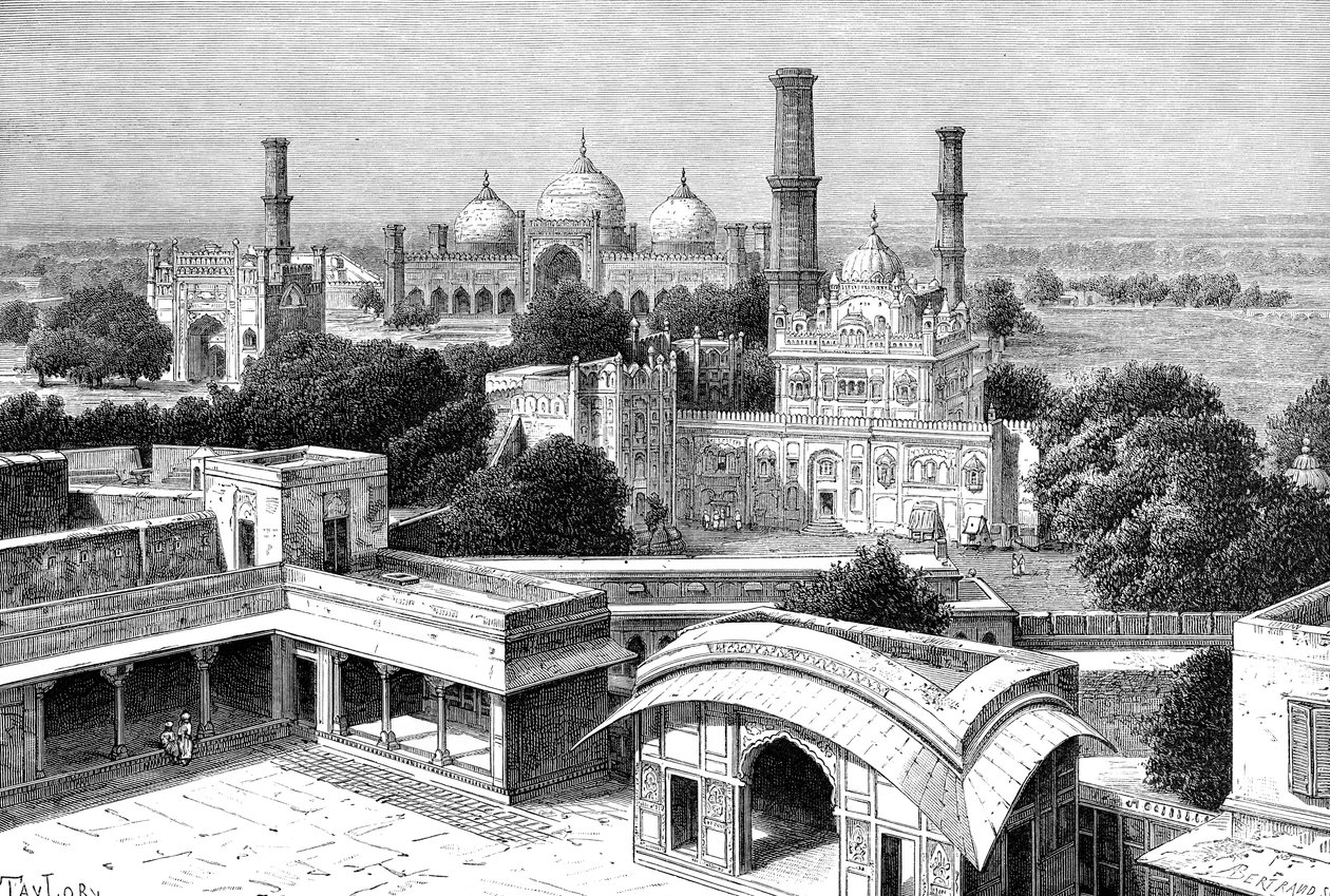 Lahore, Pakistan, 1895. af Auguste Bertrand