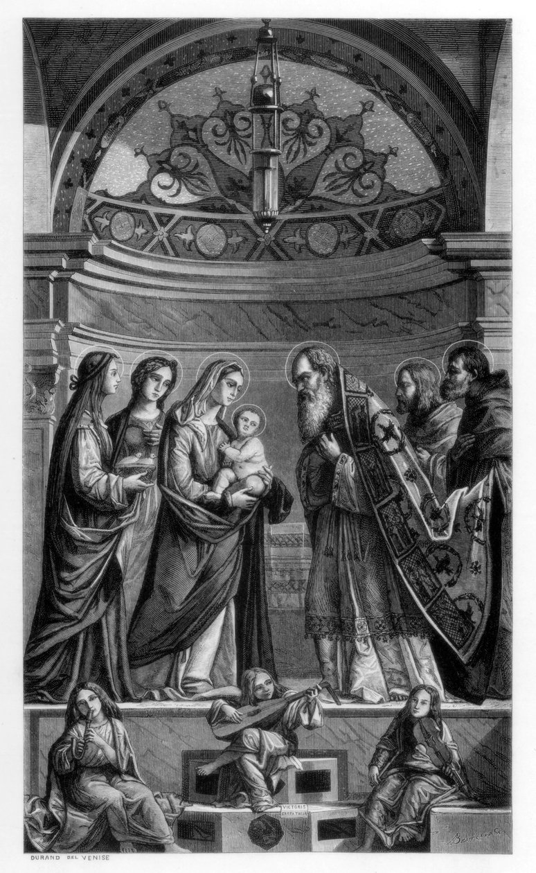 Præsentation af Jesus i templet, 1510 1870 af Auguste Bertrand