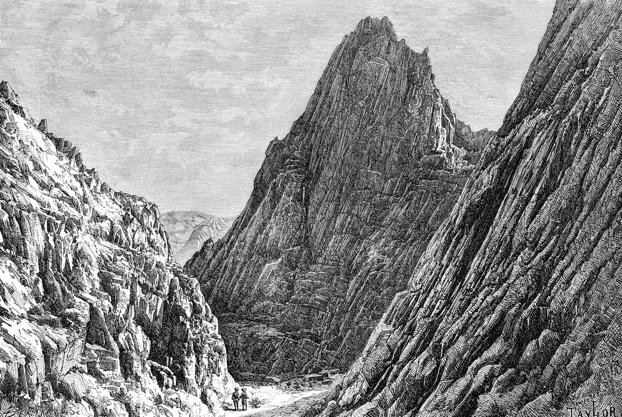 Lataband-passet, Afghanistan, 1895. af Auguste Bertrand
