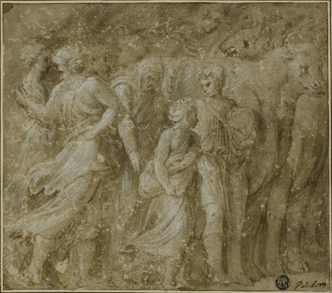 Procession af Figurer og Okser af Biagio Pupini